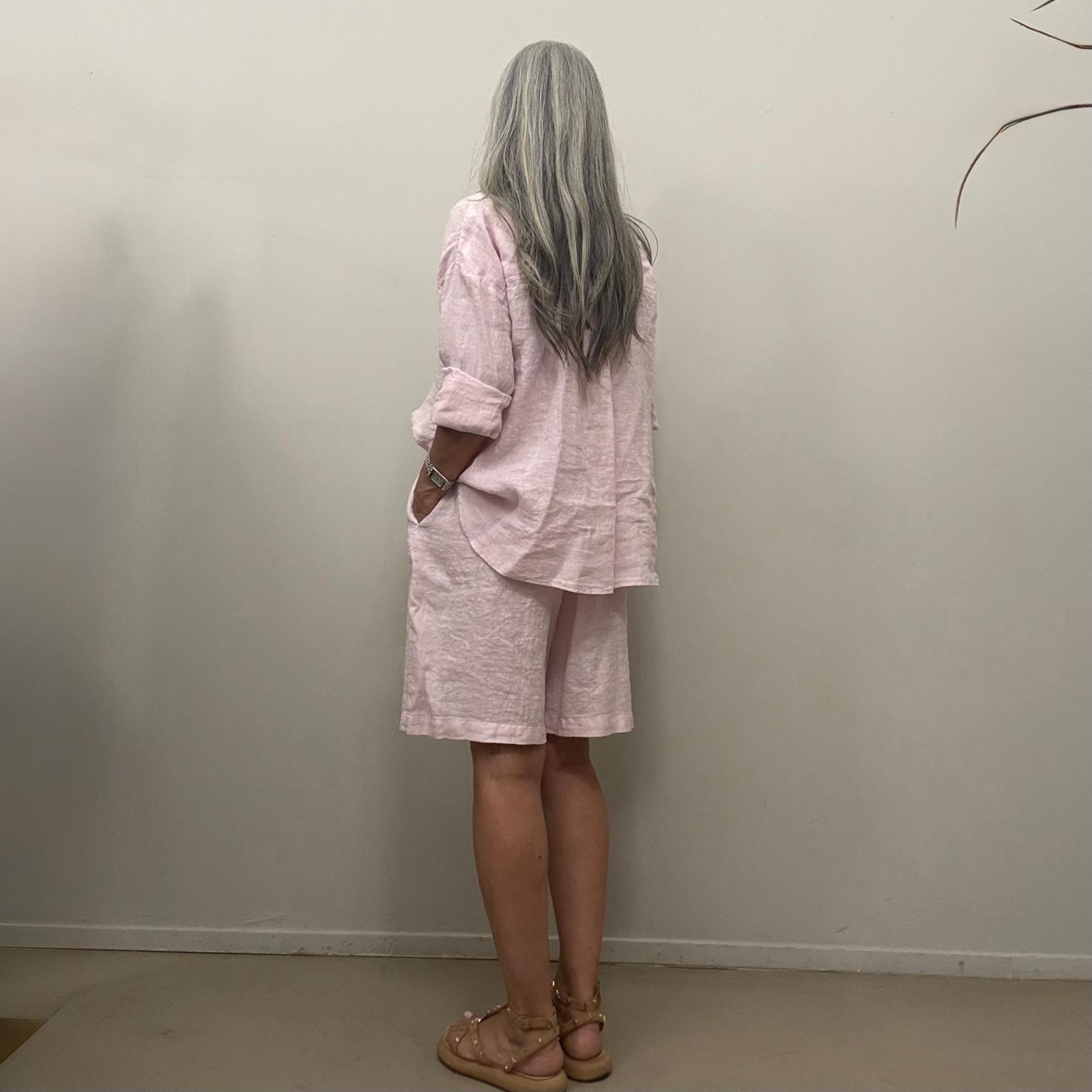 Camicia lino Tensione in