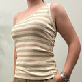 T-shirt monospalla Tensione in