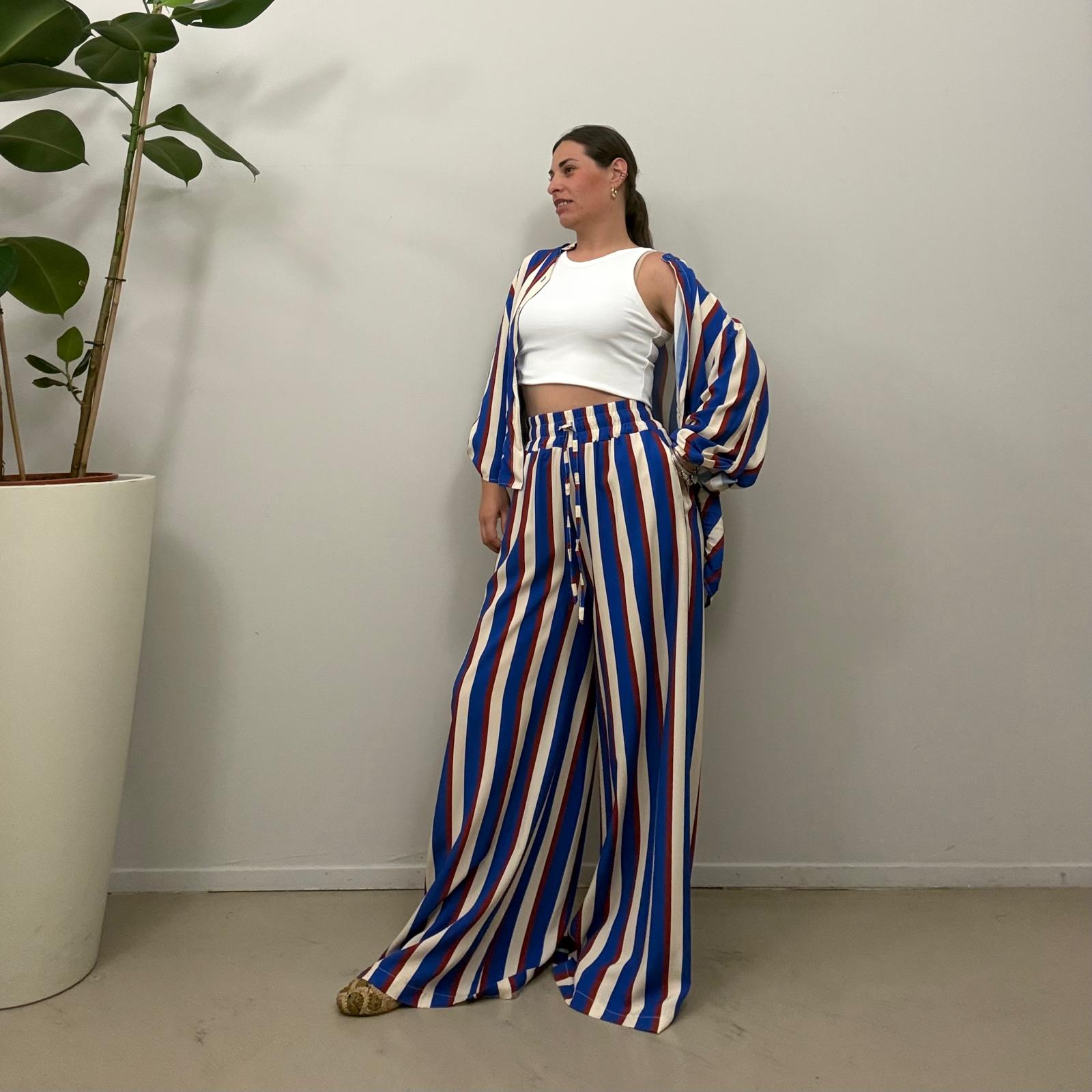 Pantalone righe Haveone