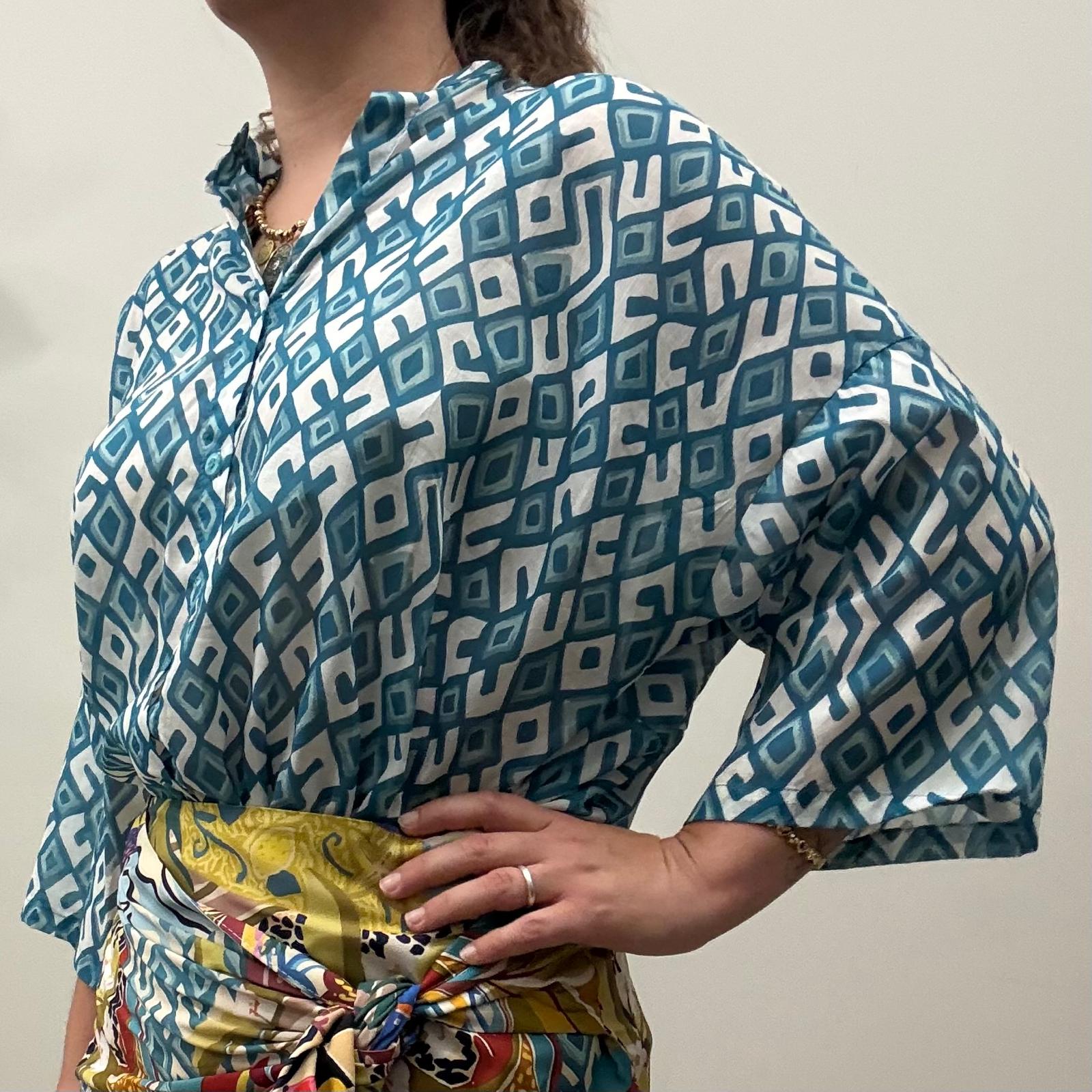 Camicia in mussola Tensione In