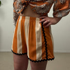 Shorts passamaneria e righe