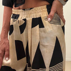 Pantalone fantasia Eco fashion