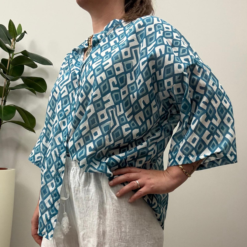 Camicia in mussola Tensione In