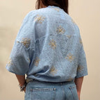 Camicia mussola ricamata Vicolo