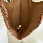 Borsa a spalla in rafia