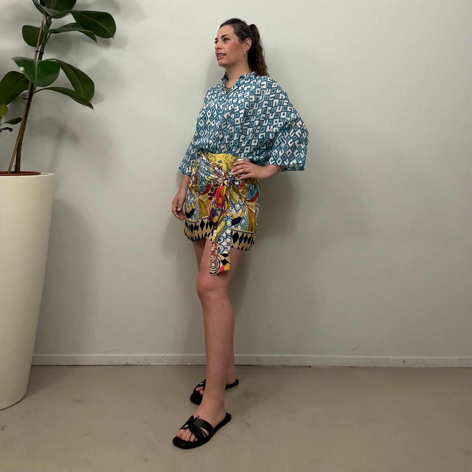 Camicia in mussola Tensione In
