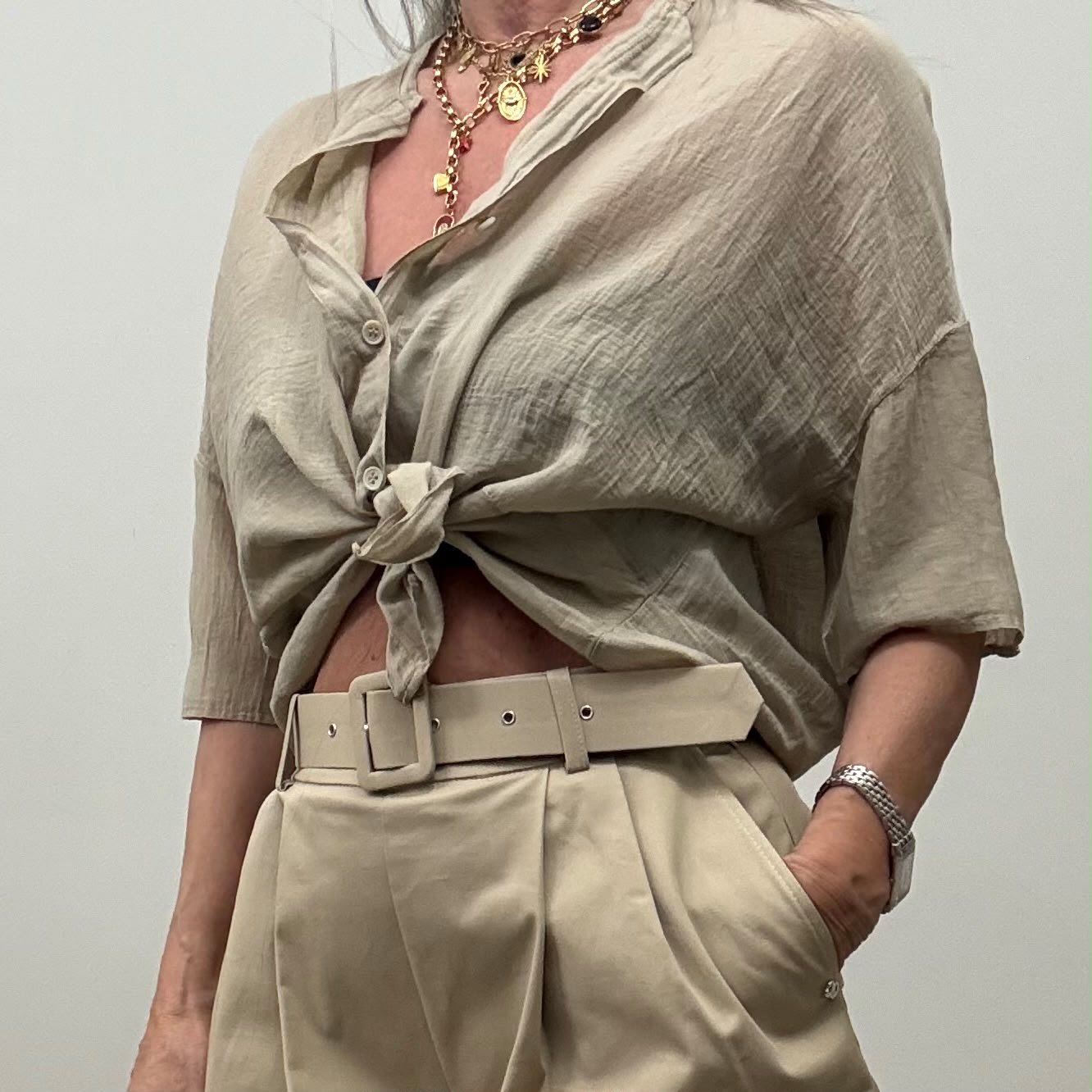 Camicia mussola Vicolo